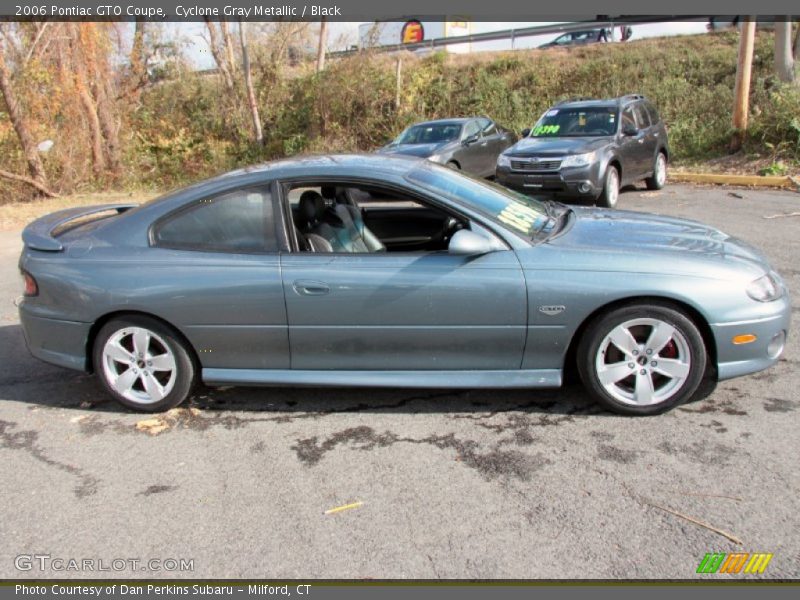 Cyclone Gray Metallic / Black 2006 Pontiac GTO Coupe