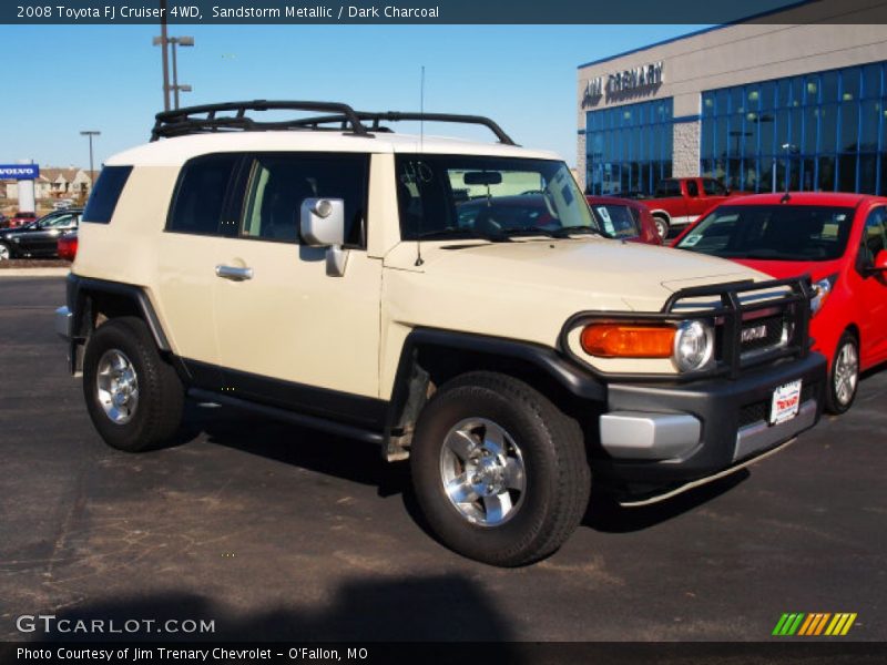 Sandstorm Metallic / Dark Charcoal 2008 Toyota FJ Cruiser 4WD