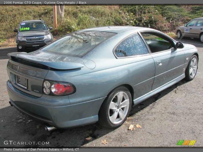 Cyclone Gray Metallic / Black 2006 Pontiac GTO Coupe