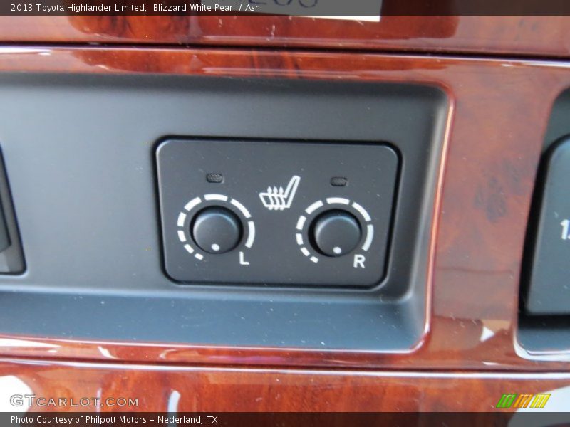 Blizzard White Pearl / Ash 2013 Toyota Highlander Limited