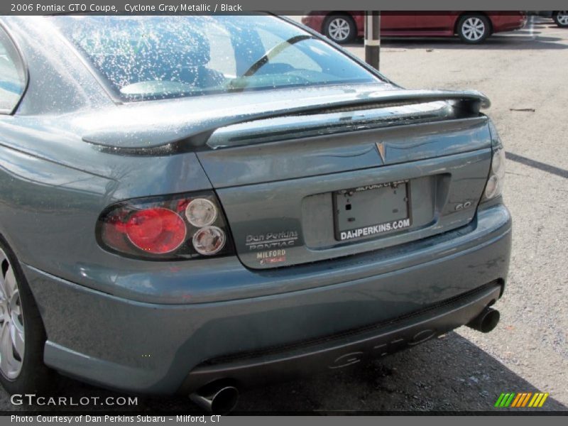 Cyclone Gray Metallic / Black 2006 Pontiac GTO Coupe