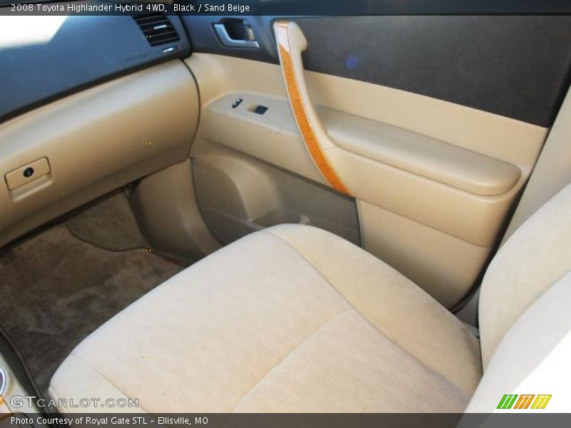 Black / Sand Beige 2008 Toyota Highlander Hybrid 4WD