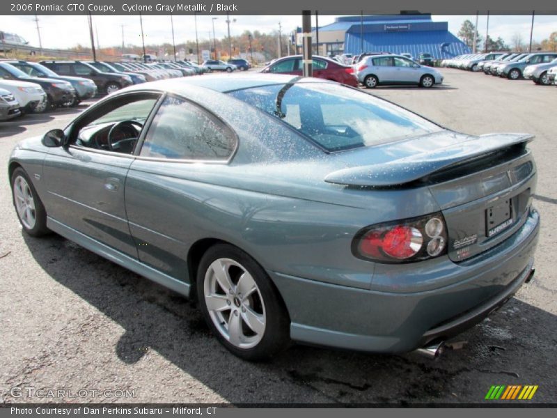 Cyclone Gray Metallic / Black 2006 Pontiac GTO Coupe