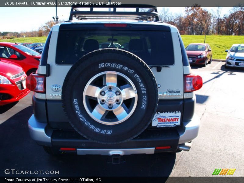 Sandstorm Metallic / Dark Charcoal 2008 Toyota FJ Cruiser 4WD