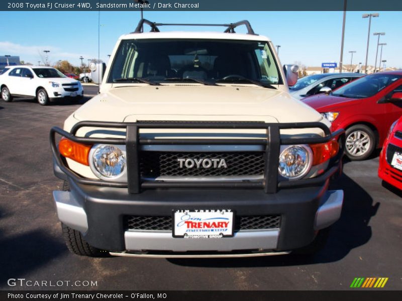 Sandstorm Metallic / Dark Charcoal 2008 Toyota FJ Cruiser 4WD