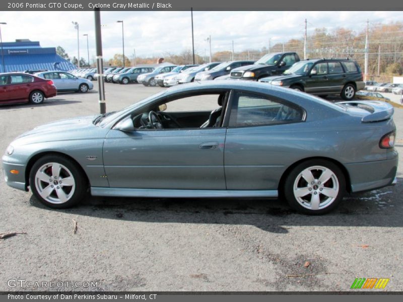 Cyclone Gray Metallic / Black 2006 Pontiac GTO Coupe