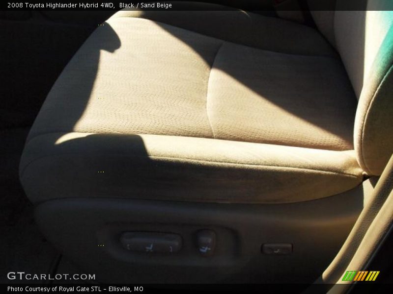 Black / Sand Beige 2008 Toyota Highlander Hybrid 4WD