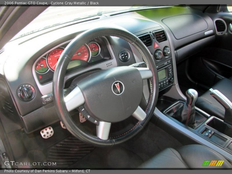 Cyclone Gray Metallic / Black 2006 Pontiac GTO Coupe