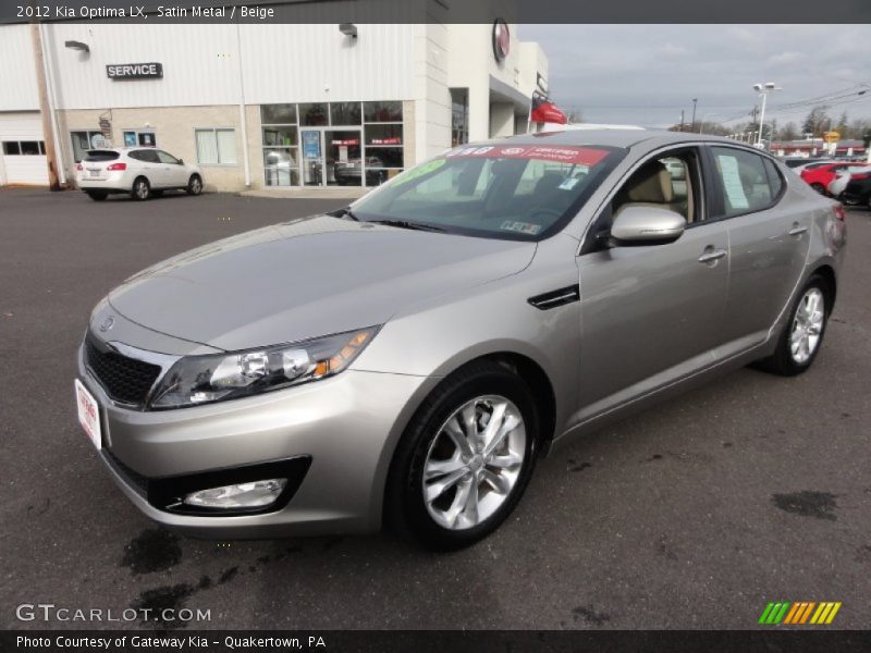 Satin Metal / Beige 2012 Kia Optima LX