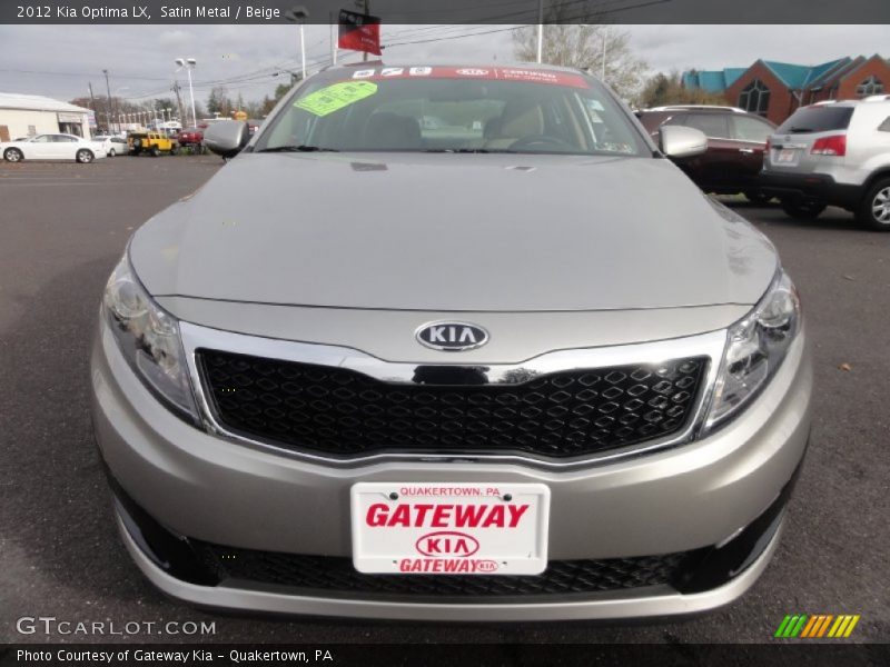 Satin Metal / Beige 2012 Kia Optima LX