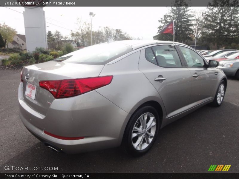 Satin Metal / Beige 2012 Kia Optima LX