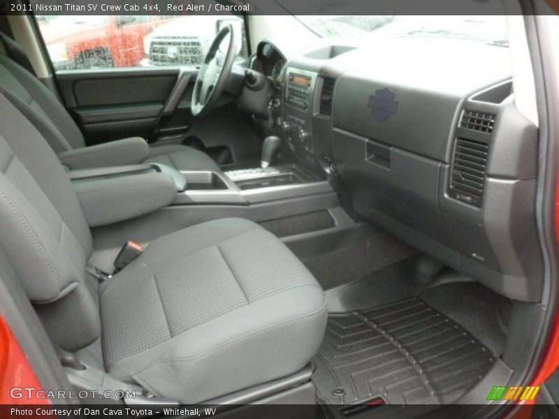 Red Alert / Charcoal 2011 Nissan Titan SV Crew Cab 4x4