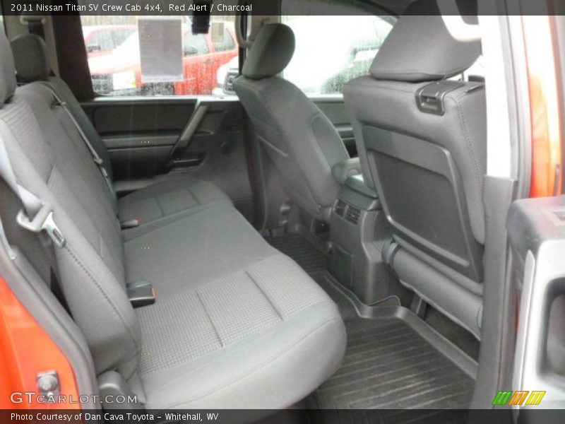 Red Alert / Charcoal 2011 Nissan Titan SV Crew Cab 4x4