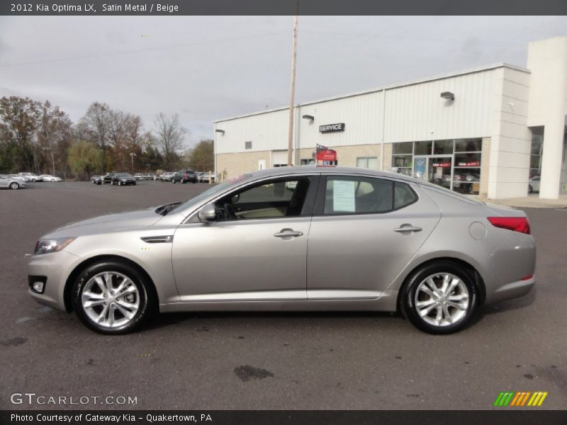 Satin Metal / Beige 2012 Kia Optima LX