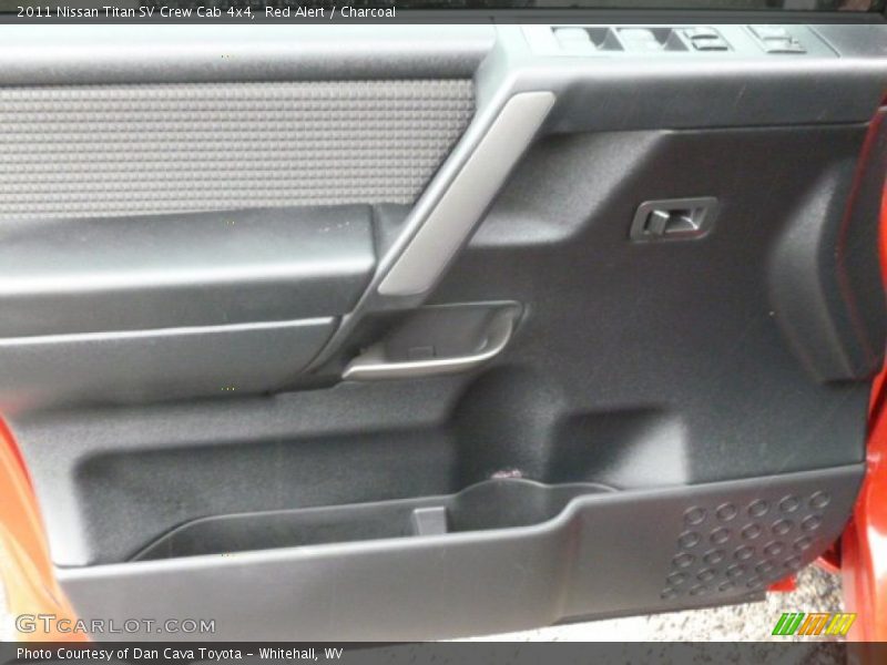 Red Alert / Charcoal 2011 Nissan Titan SV Crew Cab 4x4
