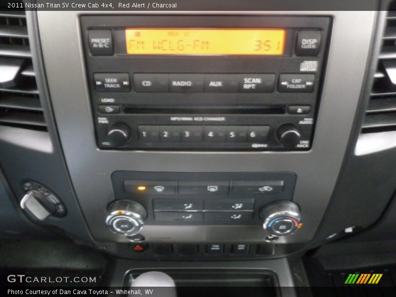 Red Alert / Charcoal 2011 Nissan Titan SV Crew Cab 4x4