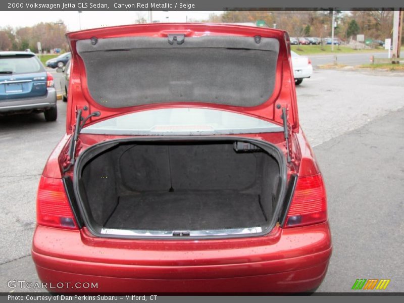 Canyon Red Metallic / Beige 2000 Volkswagen Jetta GLS Sedan