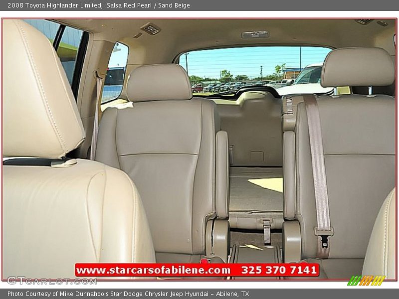 Salsa Red Pearl / Sand Beige 2008 Toyota Highlander Limited