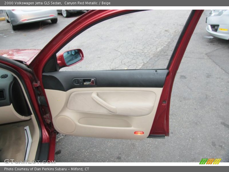 Canyon Red Metallic / Beige 2000 Volkswagen Jetta GLS Sedan