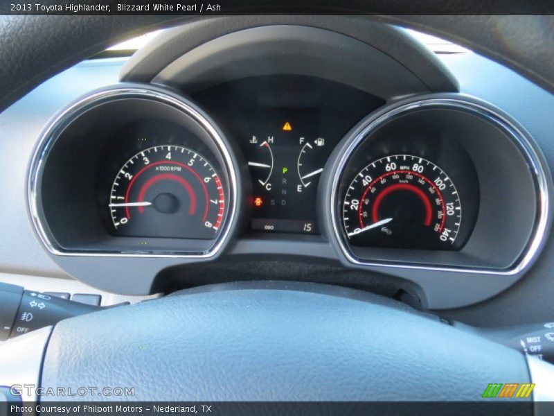 Blizzard White Pearl / Ash 2013 Toyota Highlander