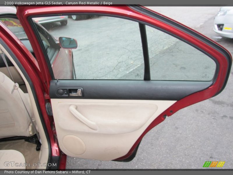 Canyon Red Metallic / Beige 2000 Volkswagen Jetta GLS Sedan