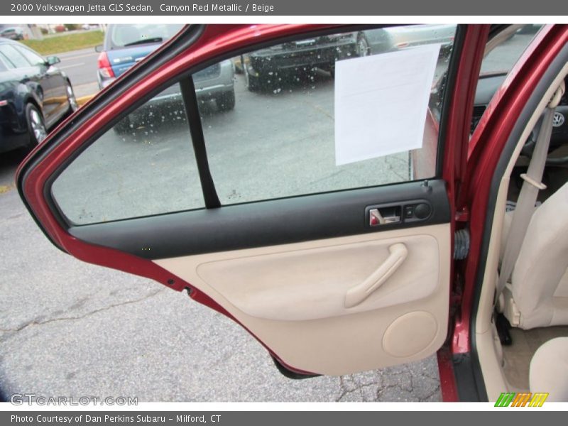 Canyon Red Metallic / Beige 2000 Volkswagen Jetta GLS Sedan