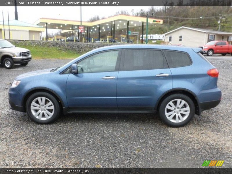 Newport Blue Pearl / Slate Gray 2008 Subaru Tribeca 5 Passenger