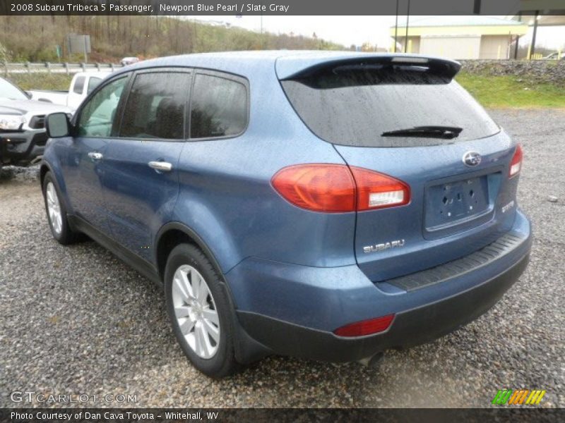 Newport Blue Pearl / Slate Gray 2008 Subaru Tribeca 5 Passenger