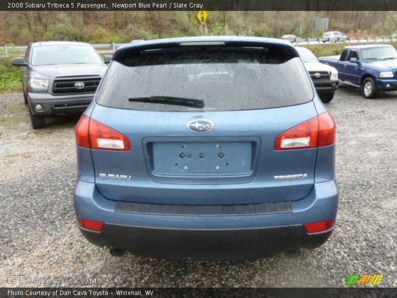 Newport Blue Pearl / Slate Gray 2008 Subaru Tribeca 5 Passenger