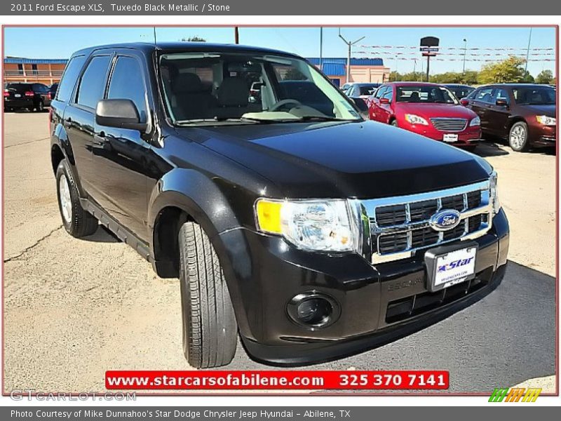 Tuxedo Black Metallic / Stone 2011 Ford Escape XLS