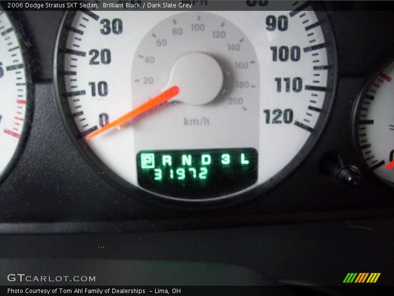 Brilliant Black / Dark Slate Grey 2006 Dodge Stratus SXT Sedan