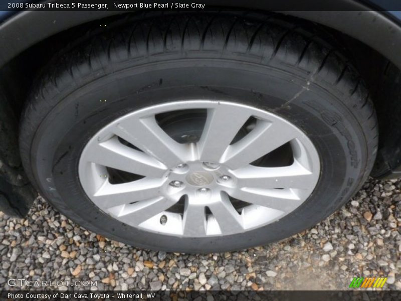 Newport Blue Pearl / Slate Gray 2008 Subaru Tribeca 5 Passenger
