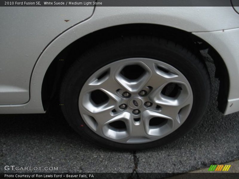 White Suede / Medium Light Stone 2010 Ford Fusion SE