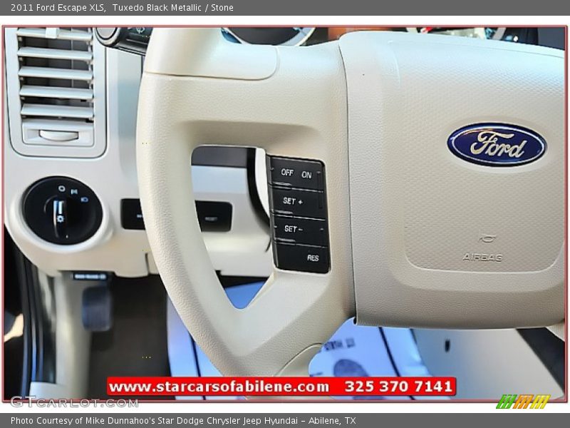 Tuxedo Black Metallic / Stone 2011 Ford Escape XLS