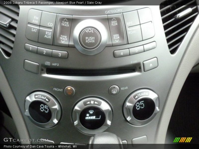 Newport Blue Pearl / Slate Gray 2008 Subaru Tribeca 5 Passenger