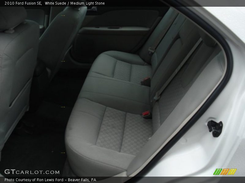 White Suede / Medium Light Stone 2010 Ford Fusion SE