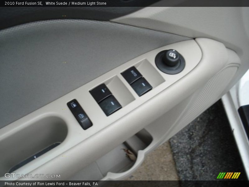 White Suede / Medium Light Stone 2010 Ford Fusion SE