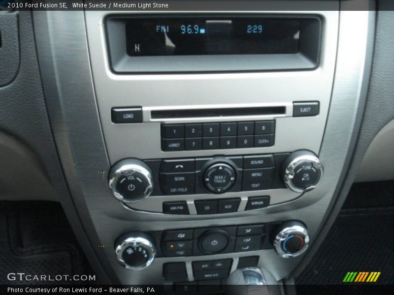 White Suede / Medium Light Stone 2010 Ford Fusion SE