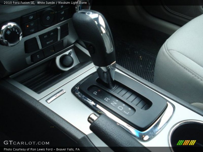 White Suede / Medium Light Stone 2010 Ford Fusion SE