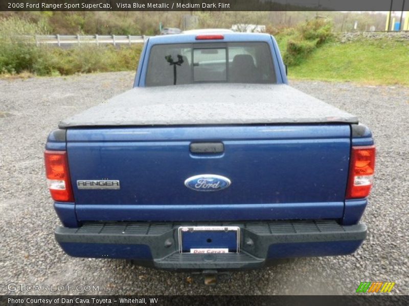 Vista Blue Metallic / Medium Dark Flint 2008 Ford Ranger Sport SuperCab