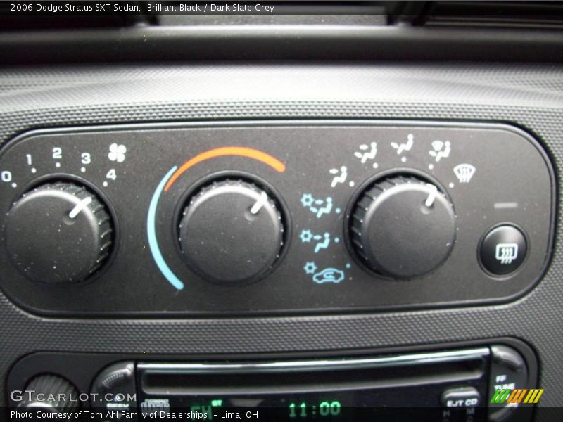 Brilliant Black / Dark Slate Grey 2006 Dodge Stratus SXT Sedan