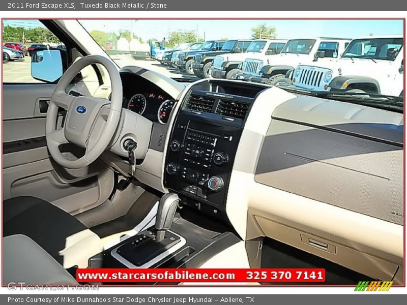 Tuxedo Black Metallic / Stone 2011 Ford Escape XLS