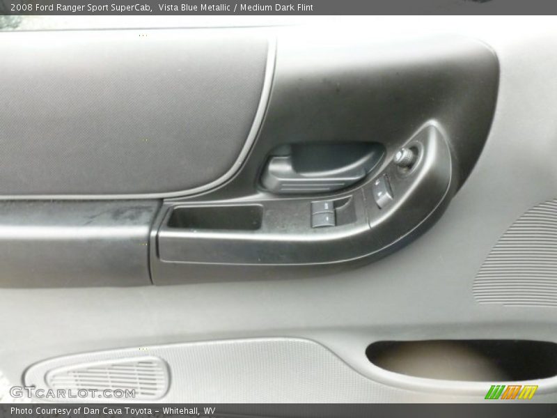 Vista Blue Metallic / Medium Dark Flint 2008 Ford Ranger Sport SuperCab