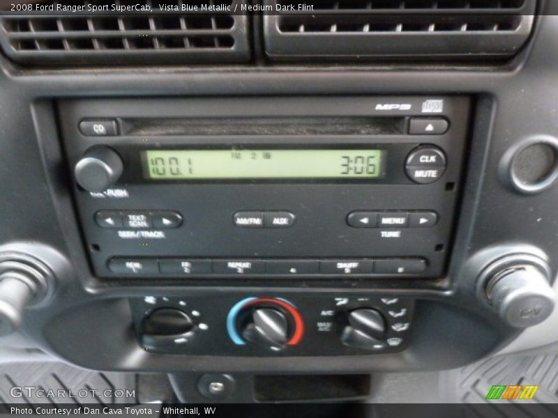 Audio System of 2008 Ranger Sport SuperCab