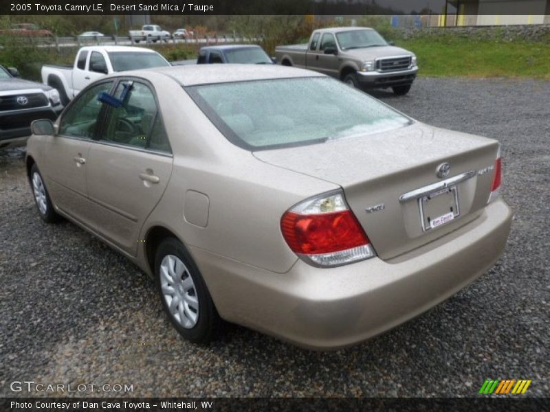 Desert Sand Mica / Taupe 2005 Toyota Camry LE