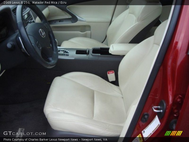 Matador Red Mica / Ecru 2009 Lexus IS 250