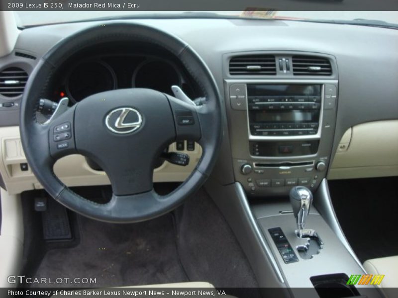 Matador Red Mica / Ecru 2009 Lexus IS 250