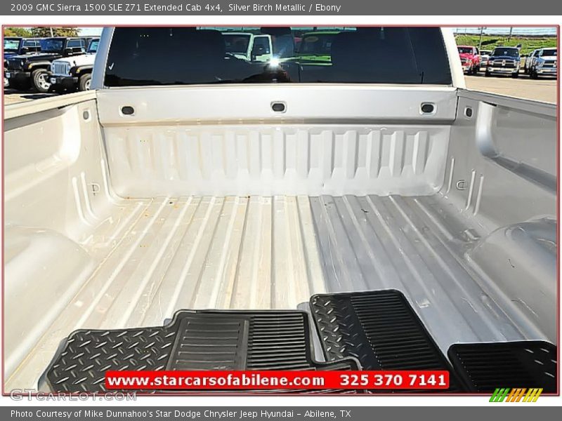 Silver Birch Metallic / Ebony 2009 GMC Sierra 1500 SLE Z71 Extended Cab 4x4