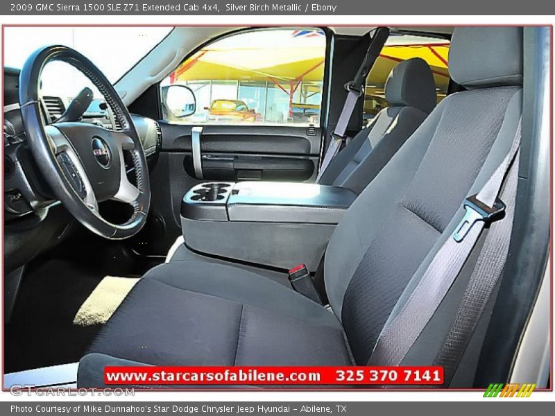 Silver Birch Metallic / Ebony 2009 GMC Sierra 1500 SLE Z71 Extended Cab 4x4