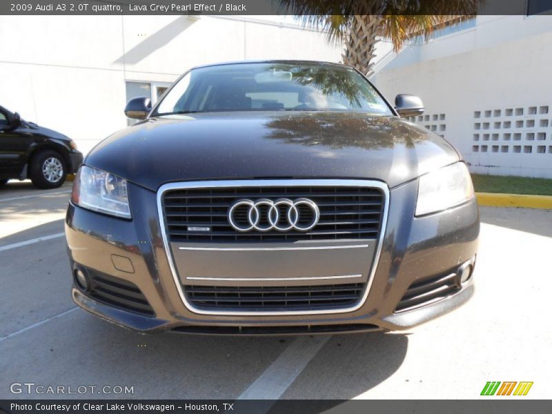 Lava Grey Pearl Effect / Black 2009 Audi A3 2.0T quattro